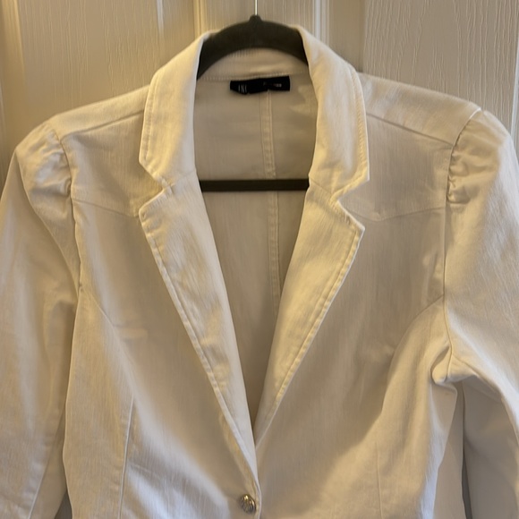 INC | White Women's Blazer, size large - EUC - Picture 2 of 8